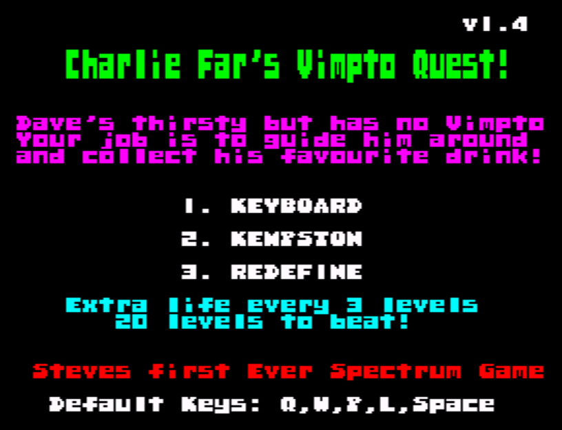 Charlie Far's Vimpto Quest!